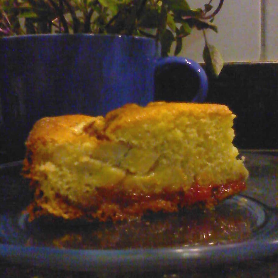 Bolo de Goiabada com Banana