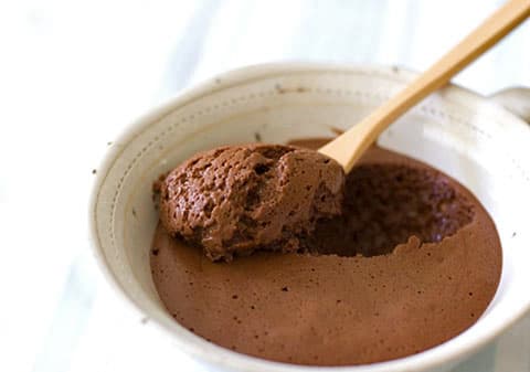 Mousse de Chocolate Cremoso com Café