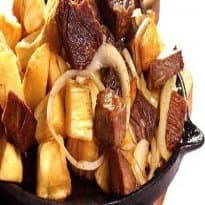 Carne de Sol com Mandioca Frita