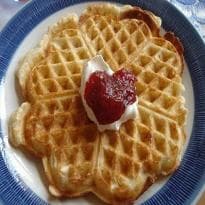 Waffle de parmesão