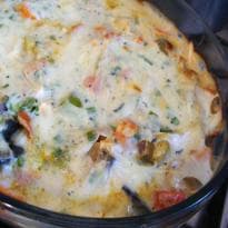 Legumes ao Creme de Gorgonzola