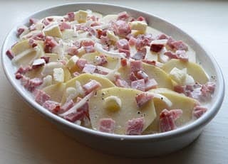 Salada de Batata com Presunto