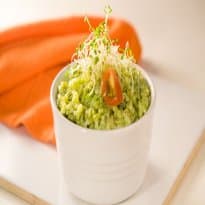 Arroz cremoso com ervas