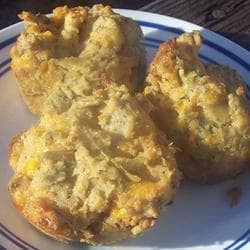 Falsos mini quiches de alcachofra