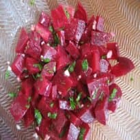 Salada de Beterrabas Cozidas