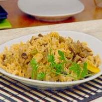 Macarrão Prafuso com Creme de Carne