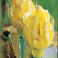 Frutas com Creme de Vinho