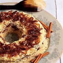 Arroz Dourado com Cebola Caramelizada