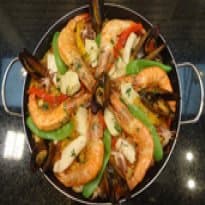 Paella portuguesa do Edu Guedes