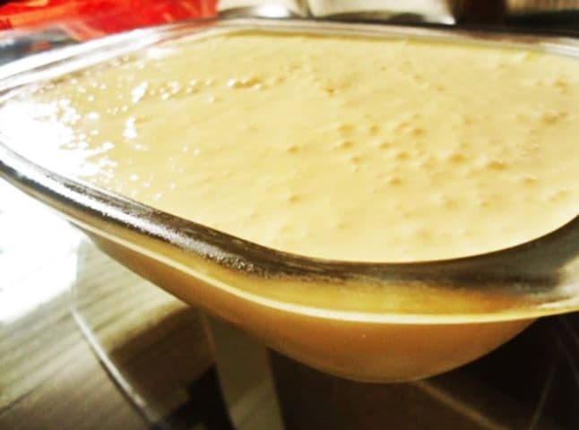 Mousse de Abacaxi Cozido
