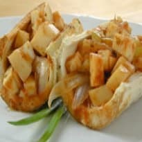 Cozido de Palmito-Pupunha e Abobrinha (light)