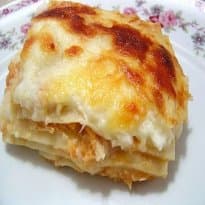 Lasanha de atum com cenoura