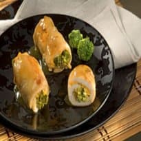 Rolê de Frango com Brócolis
