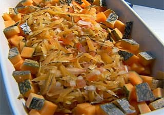 Salada de casca de abóbora