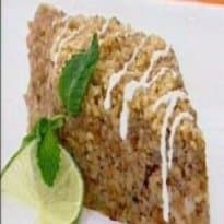 Quibe de peixe na bandeja