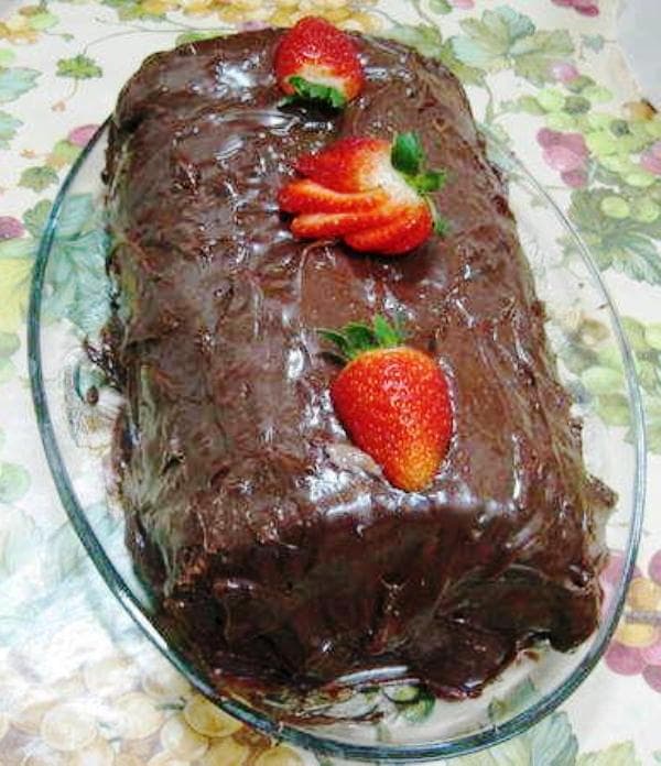 Rocambole de Chocolate