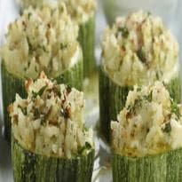 Abobrinha Assada com Arroz