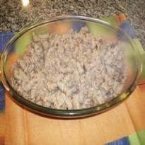 Macarrão parafuso integral ao molho funghi