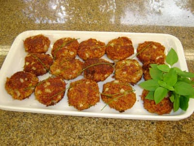 Polpetone de carne seca com abóbora