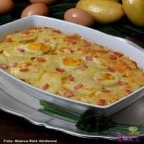 Batata com creme de leite