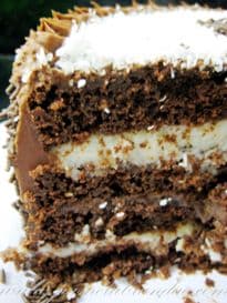 Bolo Prestígio com Brigadeiro