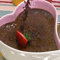 Creme Brûlée de Chocolate do Mais Você
