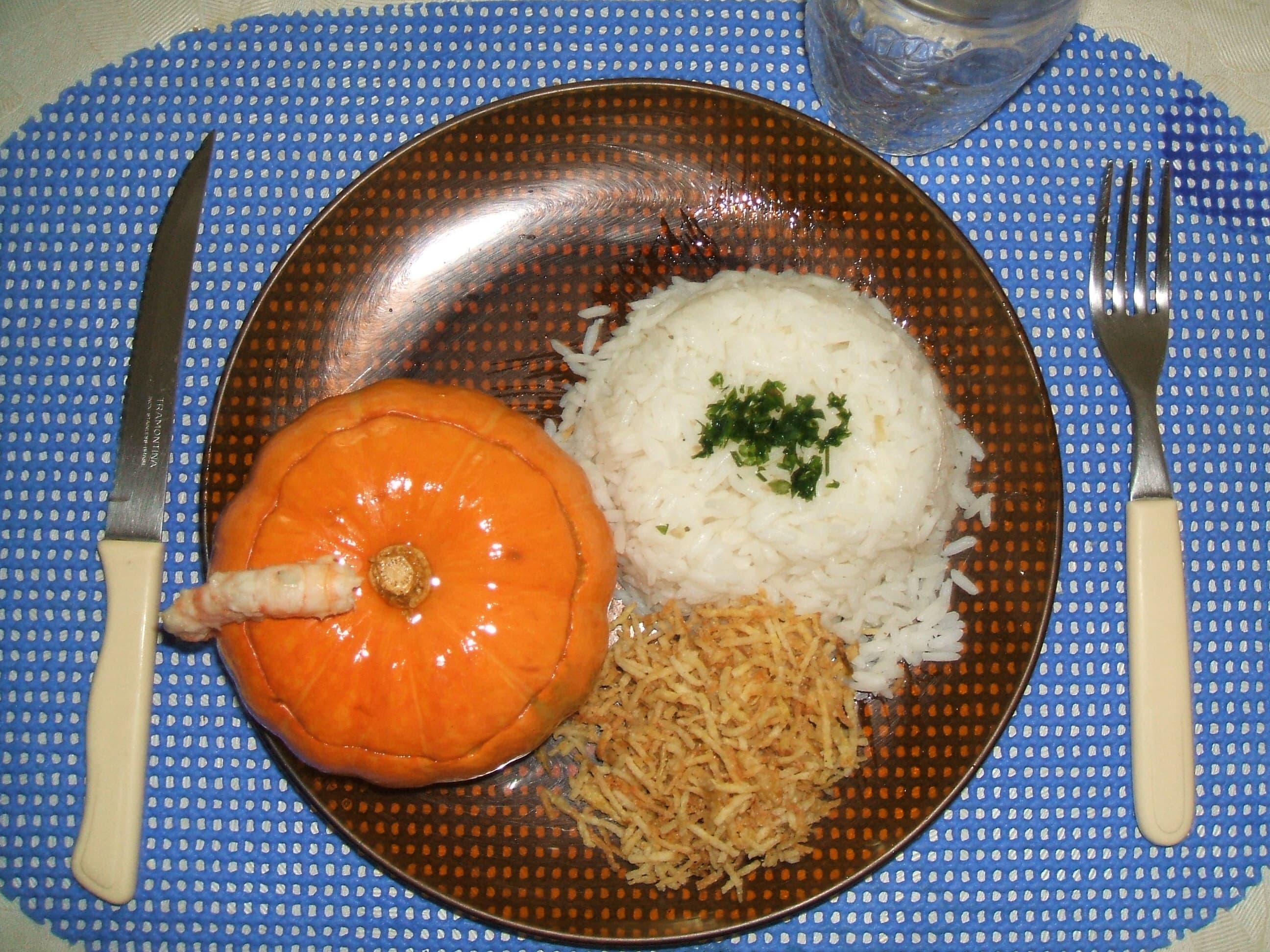 Camarão na Moranga (Mini)