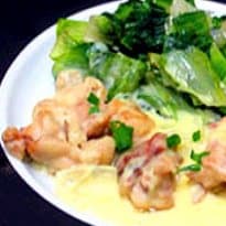 Frango ao Curry com Escarola