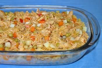 Risoto de Frango e Legumes