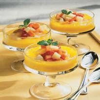 Creme de Manga com Salada