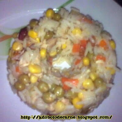 Risoto de Frango com Bacon