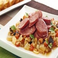 Linguiça com Molho Mexicano