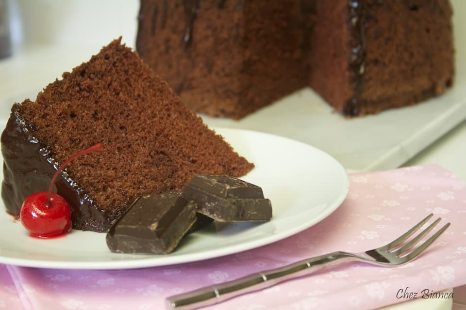 Bolo Chiffon de Chocolate