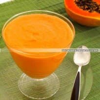 Mousse de mamão papaya