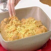 Frango com strogonoff de maçã do Mais Você