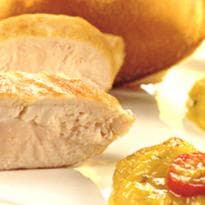 Filé de frango com molho picante de manga