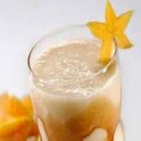 Suco cremoso de carambola