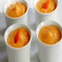 Mousse de damasco light