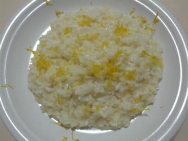 Risoto de Limão Siciliano