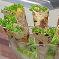 Cone recheado de escabeche