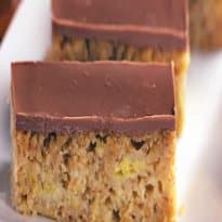 Barrinhas de Banana com Chocolate