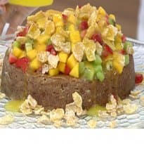 Torta de flocos com milho do Mais Você