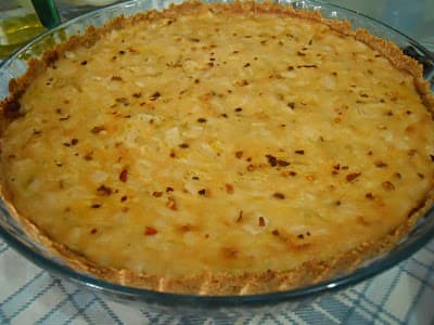 Quiche De Palmito E Alho Poró