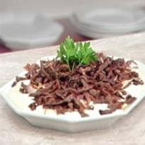 Carne de Sol desfiada com Pirão de Queijo