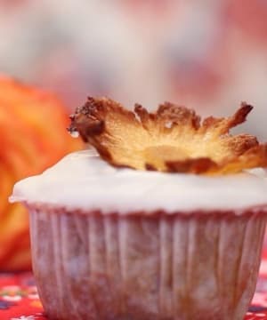 Cupcake de Abacaxi e Nozes