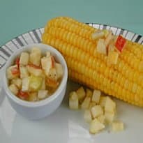 Espiga de Milho com Vinagrete de Maçã