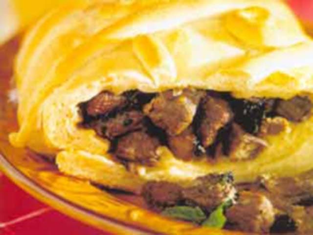 Isca de filé em crosta de pão