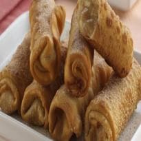 Rolinhos Primavera de Banana