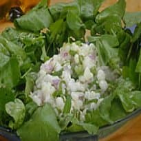 Salada de Canjica e Agrião