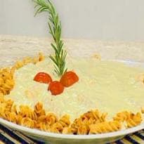 Macarrão Parafuso ao Molho Branco